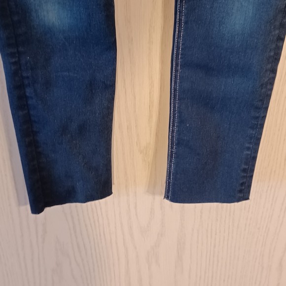 Rag & Bone Jeans, Size 27, High-Rise Skinny, Stretch Denim, Unfinished Hem - Picture 5 of 12